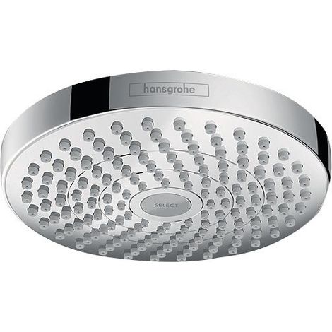hansgrohe Select S Kopfbrause 2-jet, D 180mm, chrom, EcoSmart, (1/3)