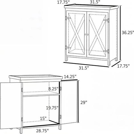 Armoire de rangement extérieure en bois naturel avec plateau galvanisé et 2 étagères, idéale pour ranger outils de jardin et accessoires de piscine. (1/5)