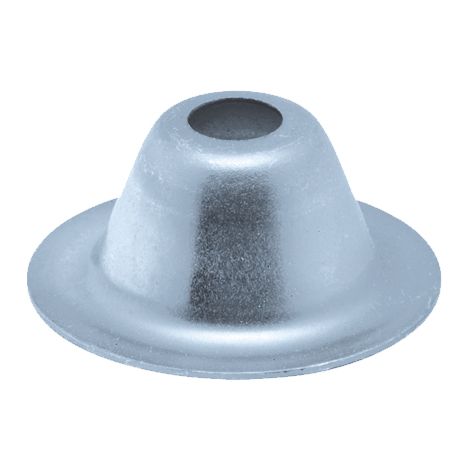 RAM – Rosace conique acier zingué Ø 32 mm – Hauteur 14 mm – Boîte de 100 pièces – Pour maintien tuyauteries