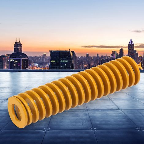 2 ressorts pour moule estampage acier 65Mn jaune charge ultra-légère Ø ext 12mm Ø int 6mm TF1250mm (1/5)