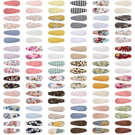24 Pinces Cheveux En Forme De Fleurs - Couleurs Alatoires, Accessoires Pour Cheveux Pour Enfants, Petits Accessoires Pour Cheveux Pour Bbs, Fille (1/5)