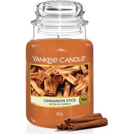 bougie parfumée Bâton de cannelle  Format jarre  Bougie longue durée jusqu'à 150 heures de combustion  Cadeau parfait pour femme (1/5)