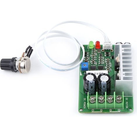 Contrôleur de vitesse de moteur PWM 12V/24V/36V 15A DC régulateur de vitesse de moteur potentiomètre protecteur de surcharge carte de conducteur de moteur avec interrupteur rotatif (1/5)