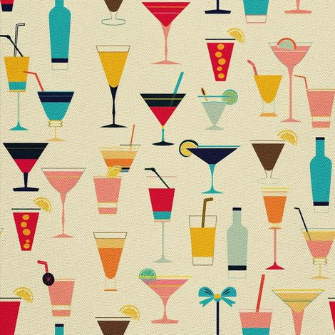 Outdoor Dekostoffe Oxford - Motiv Cocktail DX8644 (1/5)