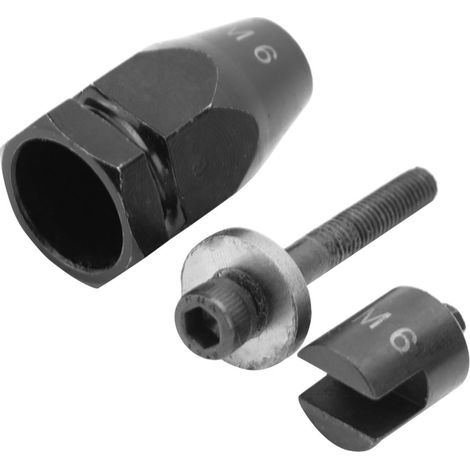 Kit de pose d'écrous à sertir pneumatique, pistolet à rivets pneumatique, tête de rivet M6 à tige hexagonale (1/5)