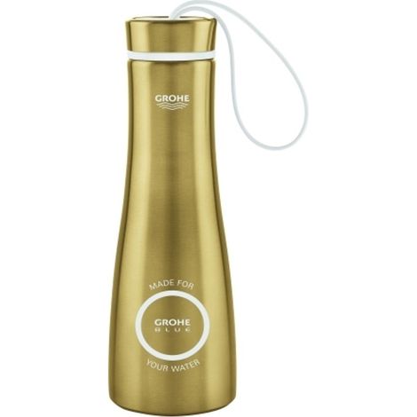 GROHE Botella GROHE Blue 40848 acero inoxidable 450 ml cool sunrise cepillado, 40848GN0
