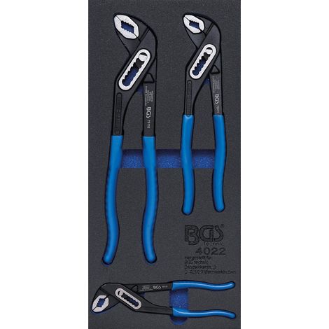 JEU 3 PINCES MULTIPRISES BGS 175, 240, 300 mm EN MODULE DE SERVANTE