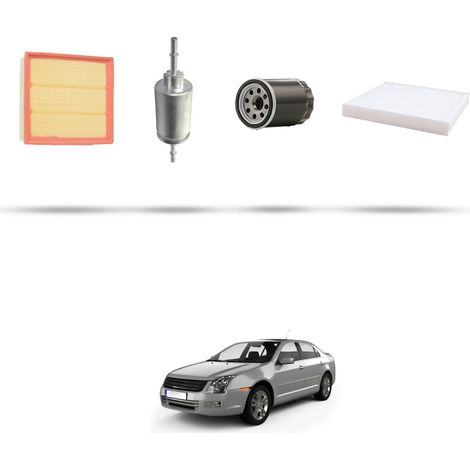 Kit tagliando 4 filtri compatibile con Ford Fusion 1.6 74kw dal 2002 (1/5)