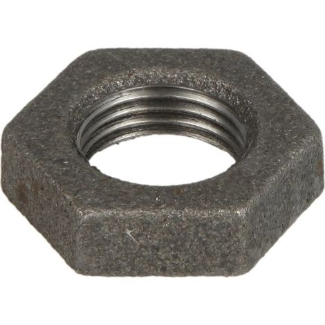 Raccord en fonte malléable noir contre-écrou 3/8’’ FF