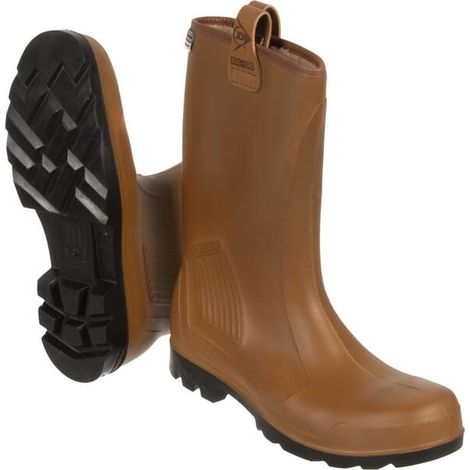 Botte marron fourrée taille 43 DUNLOP C462743FL43 (1/2)