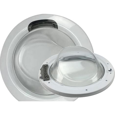 PORTA SPORTELLO OBLO\' COMPLETO di cerniera LAVATRICE CANDY HOOVER ZEROWATT HCS