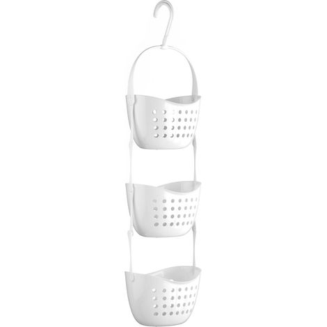 Premier Housewares 3 Tier white Shower Caddy (1/5)