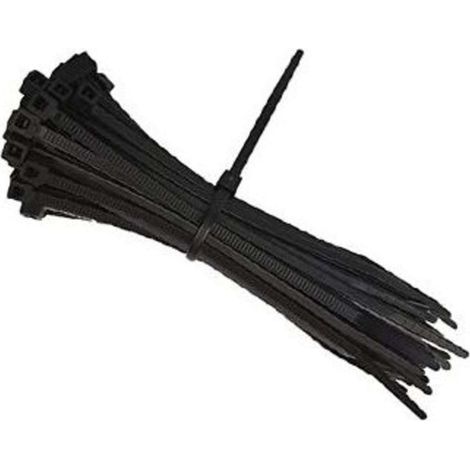 Fascette Elettricista Nylon 3,6X300Mm - 100Pz - Nero