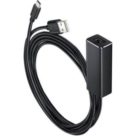 Pair Adaptateur Micro USB vers Ethernet Mbps pour Tv Stick et Streaming Réseau Stable Sans Buffering Accessoire Portable (1/5)