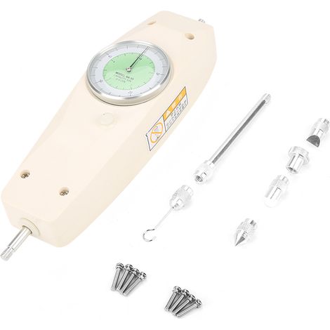 50N Analog-Dynamometer Kraftmessgerät Prüfgerät Zug- und Druckkraftmesser (1/5)