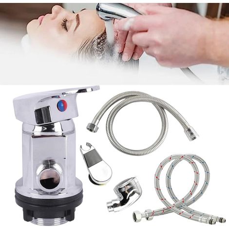 Mitigeur de douche Sortie 1/2 pouce Camping Robinet Caravane Douche extérieure Douchette pour caravane Chaud Froid Mitigeur Douche Mélangeur à un seul levier Douche Lavabo de coiffeur (1/5)