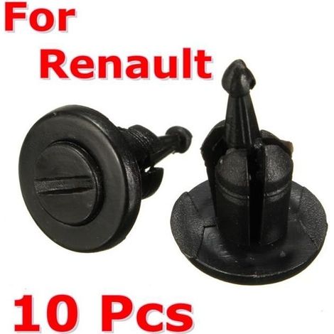NEUFU 10PCS Bumper Garniture Agrafe Clips Rivets Pr Renault Clio Laguna Megane Espace