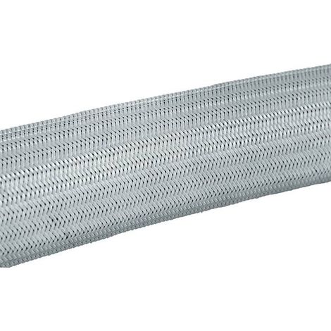 Tubo intrecciato HellermannTyton hegpa6608-pa66-gy poliammide resistente abrasione