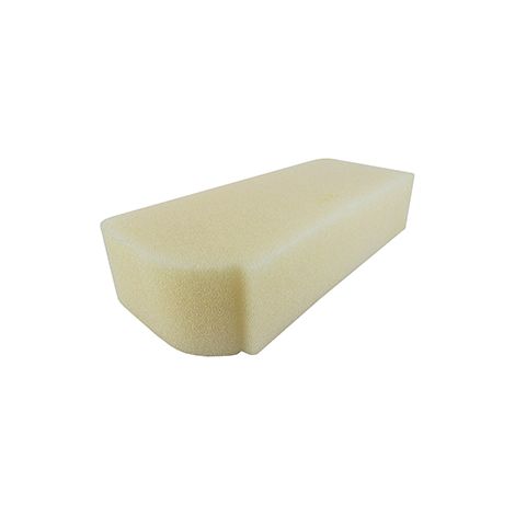 Anpassbarer Luftfilter für Briggs & Stratton für Modelle Prisma E-37 - Centura E-62 und Vantage E-36 - L: 135 mm, B: 55 mm, H: 30 mm.