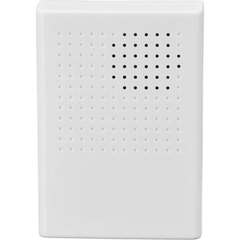 Sonnette électronique filaire 12 V, carillon Dingdong 90 dB, blanche, pour contrôle d'accès, idéale pour hôtels et maisons.-AquaForge (1/5)