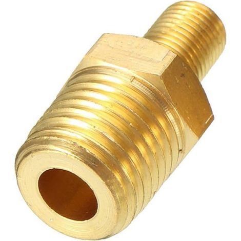 Compresseur léger laiton filetage NPT 1/4'', adaptateur valve pneu voiture compresseur air gonflage test Cuneary (1/5)