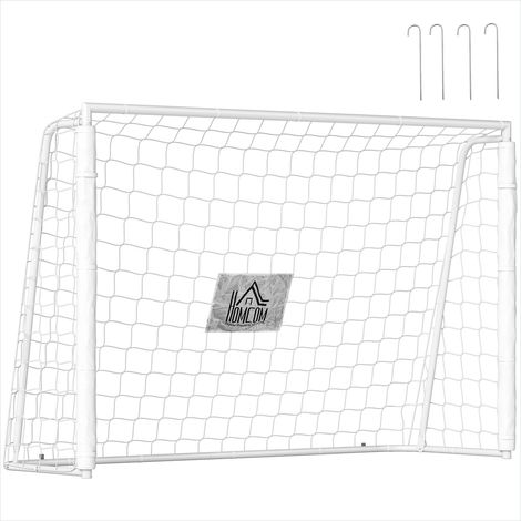 But de football Cage d'entraînement 186 x 62 x 123cm métal filet (1/5)