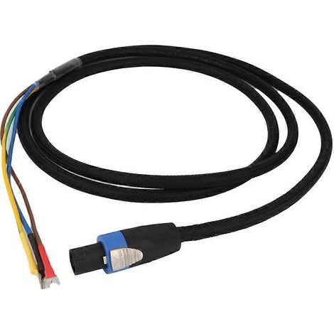 Câble d'enceinte professionnel à 3 broches, fil OFC plaqué argent, pour systèmes de sonorisation, caisson de basses, amplificateur de guitare et connexion studio. (1/5)
