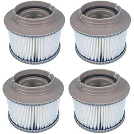 4er-Pack Spa-Ersatzfilter für MSPA FD2089, Filterkartuschenpumpe für MSPA alle aktuellen Spas