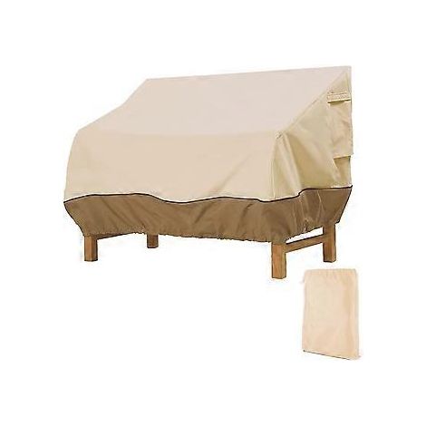 Gartensofa-Überzug, wasserdicht, 210D Oxford-Gewebe, beige