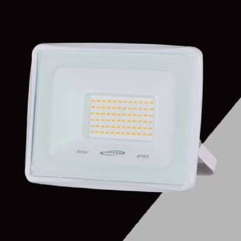 Trade Shop - LED-Strahler 50 W 4500 LM IP65 Warmweiß Natürlich Kaltlicht EK02-50W-B -