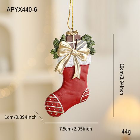 Décoration de Noël en résine peinte, suspension pour sapin avec cloche rétro en relief, ornement coloré style cartoon, accessoire festif pour maison et fête (1/5)