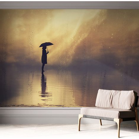 Fotomurale adesivo stickers - murali decorativo - soggiorno moderno - effetto realistico - Scena misteriosa 312x219 cm (1/5)