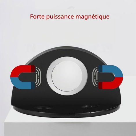 Butée De Porte Magnétique, Butoir De Porte En Acier Inoxydable,Arrêt De Porte,Adhesive Avec Vis De Montage Et 3M Colles,Peut [F289] (1/5)