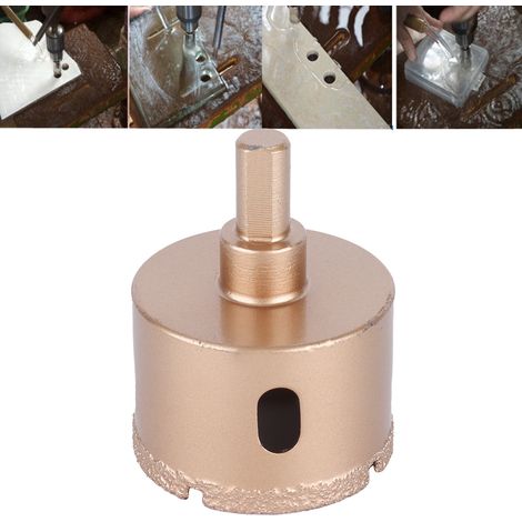 Foret diamanté tout céramique pour granit, foret diamanté pour brasage, foret pour carrelage et verre, foret pour brasage 50 mm (1/5)