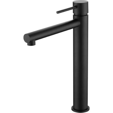 Mice - Rubinetto per lavabo da bagno monocomando bianco opaco per acqua calda/fredda - BDAR025-1BL (1/5)