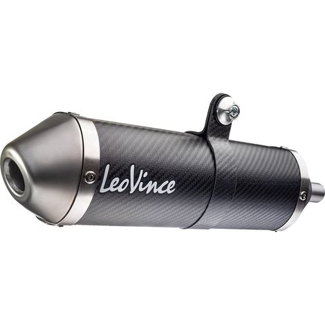 Punta de escape/silenciador LeoVince X-Fight Carbon, Aprilia RX / SX 50 Euro4 18-20 / Derbi Senda X-Treme 50 Euro4 18-20 (E) (1/4)