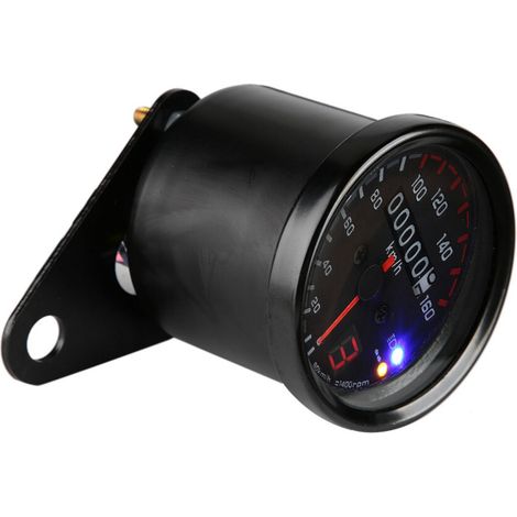 Adatto a motociclette e ATV a 12V CC con contachilometri e tachimetro digitali a LED resistente agli urti e all'acqua.