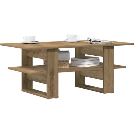 Couchtisch Artisan-Eiche 102x55x42 cm Holzwerkstoff