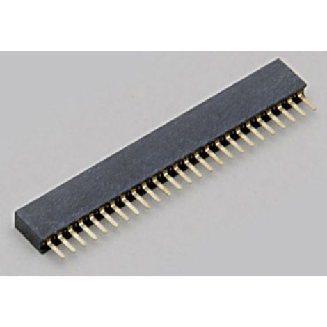 TRU COMPONENTS Buchsenleiste (Standard) Anzahl Reihen: 1 Polzahl je Reihe: 4 TC-2506269 1 St.
