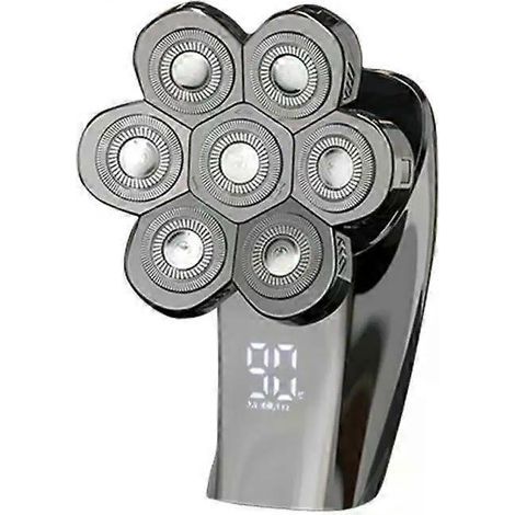 Tondeuse à cheveux électrique 5 en 1 pour homme avec tête de rasage rechargeable. tête flottante 7 en 1. tondeuse à barbe et à poils de nez.