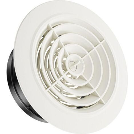 Grille de Ventilation Ajustable Aération d'Air Ronde,25257cm (1/5)