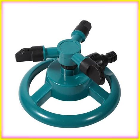 keenso Arroseur d'eau rotatif Sprinkler à la Pelouse, 360 ° Entièrement Cercle Rotatif Arrosage Arrosage du Système jardin essence (1/5)