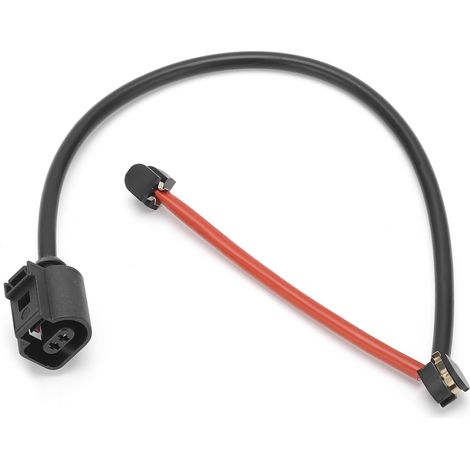 Capteur d'usure plaquettes frein avant VOLLSUN 7L0907637 Noir Rouge Compatible Cayenne 2003-2010 (1/5)