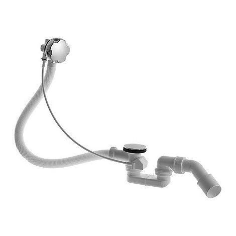 Ensemble vidage / trop-plein pour siphon latéral chromé DURAVIT