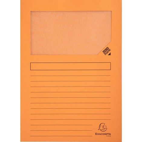 Exacompta 50104E Sous-dossier Orange Format A4 (1/3)