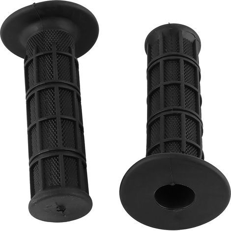 1 paire de poignées de guidon de moto universelles en Silicone, 22/25mm, 7/8 pouces, nouveau noir (1/5)