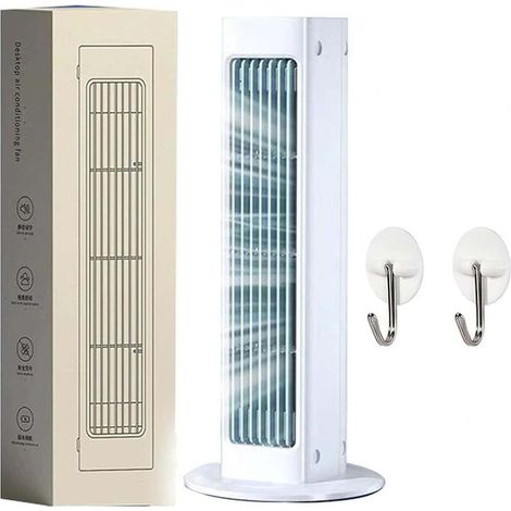 Breezamax, Breeze Max Air Cooler, Qinux Brizaac - Condizionatore d'aria mobile, mini condizionatore d'aria portatile, raffrescatore d'aria USB silenzioso con 3 velocità, condizionatore d'aria a parete (1/5)