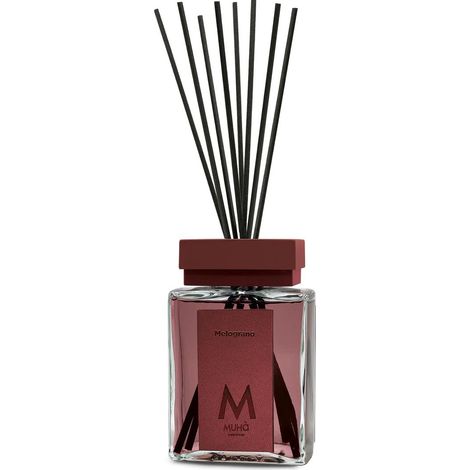 Muhà Luxe Perfume Diffusore Ambiente con Bastoncini Melograno 1.000 Ml