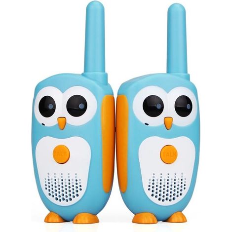 Talkie-walkie pour enfants, Easy Owl Small Toys, yeux LED, 3-5 ans (1/5)