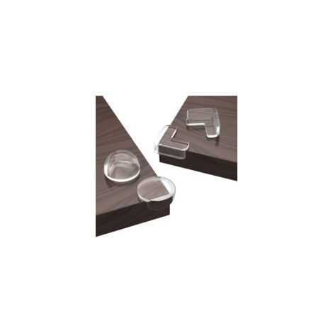 16 protectores de esquinas para mesas y muebles, protectores de esquinas transparentes para la seguridad del bebé en casa, no tóxicos e inodoros con adhesivo duradero - Crezuo